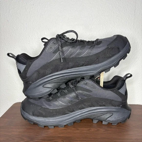 New Merrell Black Men Moab Speed 2 GORE-TEX® Size 11 Wide  display picture 2